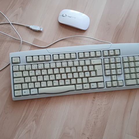 Tastatur og trådløs mus