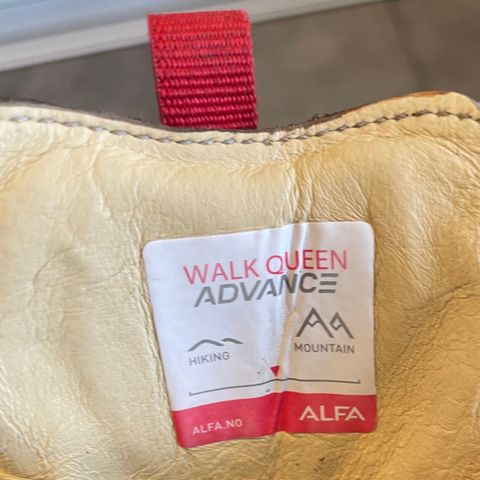ALFA Walk Queen Advance GTX  -  Fjellsko lær dame str 38