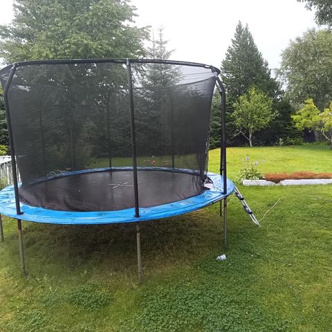 Stor trampoline