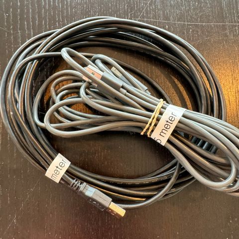 Skriverkabel USB type A til B - 5 meter