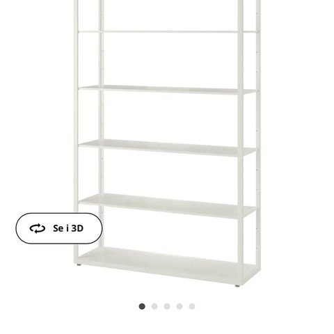 Fjälkinge hyller fra IKEA med skuffer