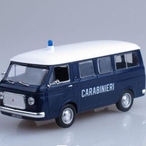 1:43 DeAgostini Politibil Fiat 238 Carabinieri Italiensk politi 1967