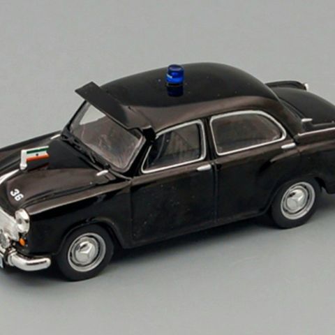 1:43 DeAgostini Politibil Hindustan Ambassador Indisk politi 1958