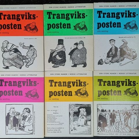 'Trangviksposten' humor-satire antologier 1-6 (pocket utgave)