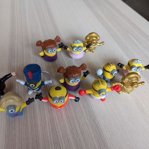 Minionsfigurer fra McDonalds