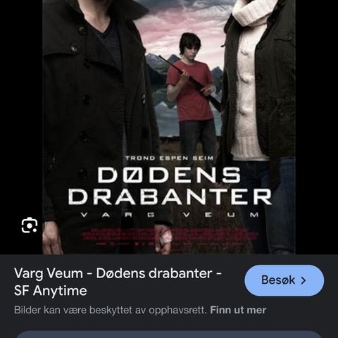 Ønsker å kjøpe varg veum film