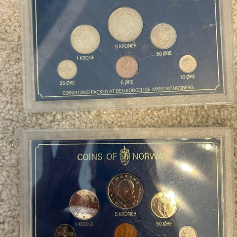 Coins of norway / myntsett 1978