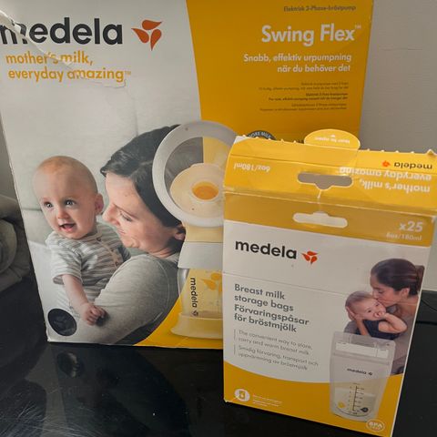 Medela swing flex  brystpumpe