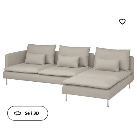 Ønskes kjøpt: SÖDERHAMN sofagruppe