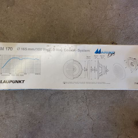 Blaupunkt marine høytaler