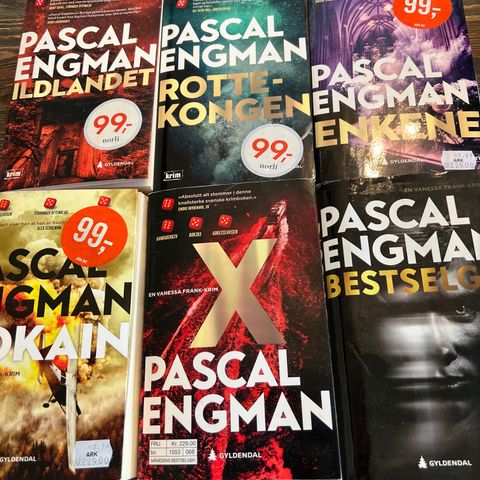 Pascal Engman- De første 4 bøkene om Vanessa Frank
