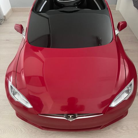 Tesla model S barn