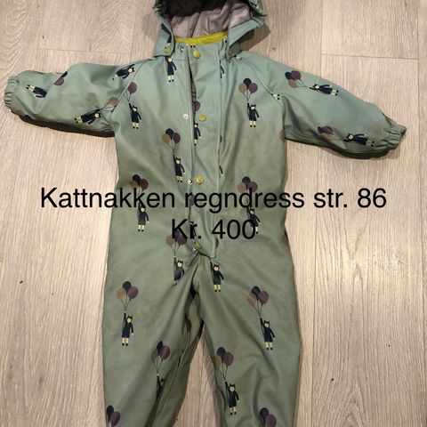 Name it vinterdress og kattnakken regndress