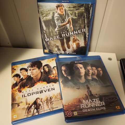 The Maze Runner triologien, Blu-ray