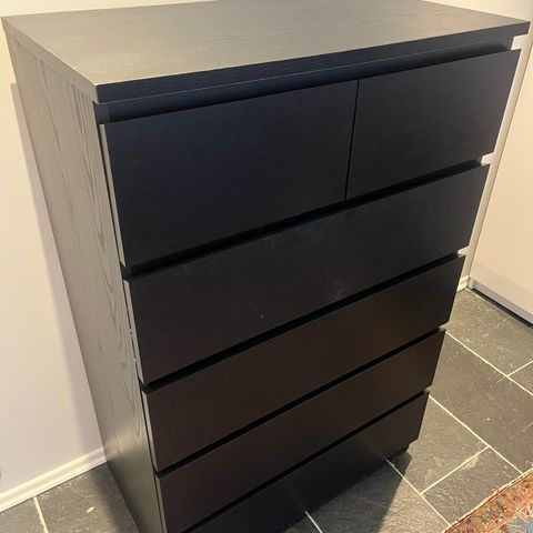 IKEA Malm kommode (6 skuffer)