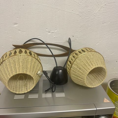 Retro teaklampe