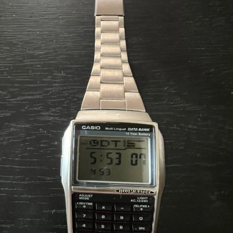 Casio klokke ikke brukt