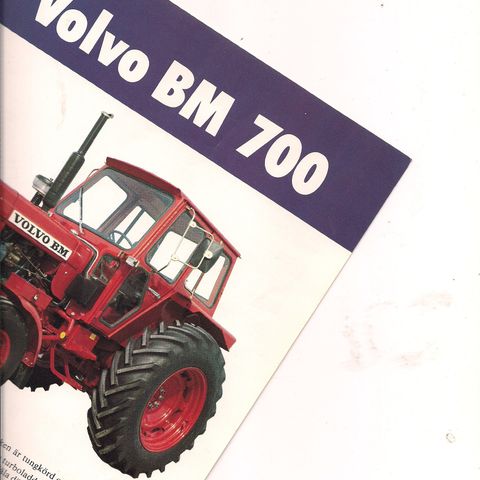 VOLVO BM traktorbrosjyre