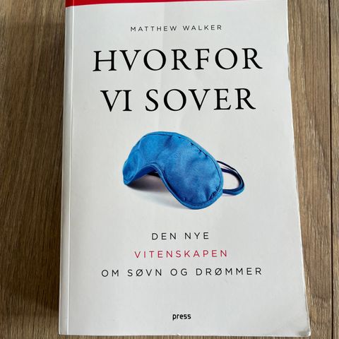 Hvorfor vi sover av Matthew Walker