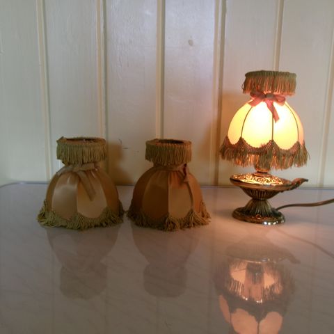 Vintage lampeskjermer