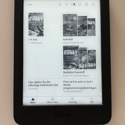 Kobo Nia lesebrett