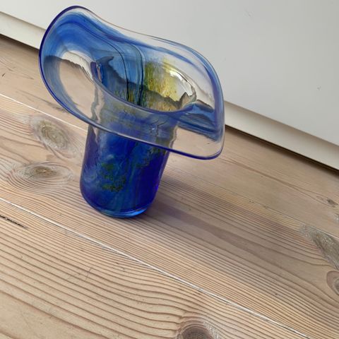 Kunstglass lysholder / minivase