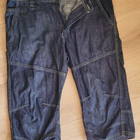 Blå bermudashorts i denim