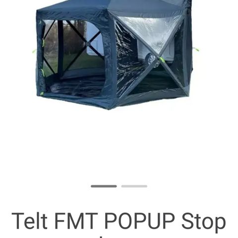 Som nytt Pop-Up Telt m/ sluse