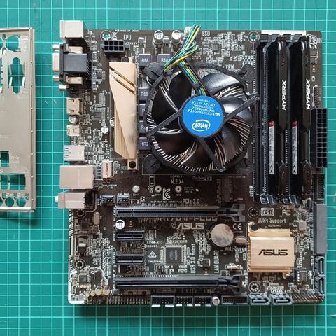 (Reservert) PC-pakke: i5-6600K, 16GB DDR4, Asus H170M-PLUS (socket 1151)