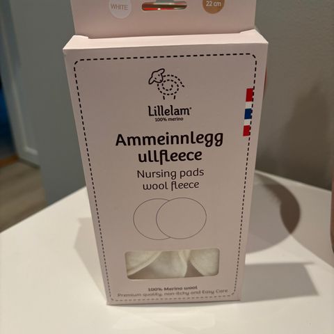 Ammeinnlegg i ull - ubrukt