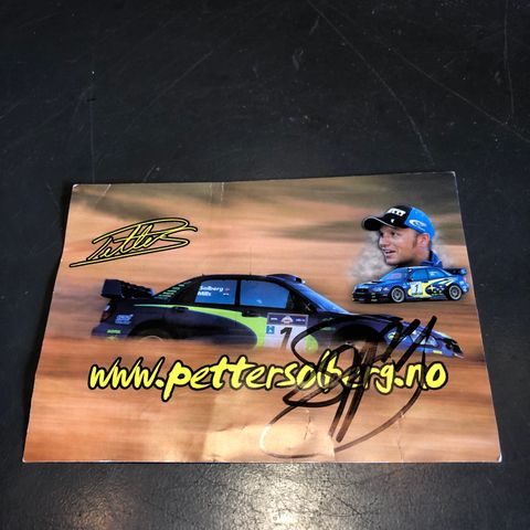 Petter Solberg autograf