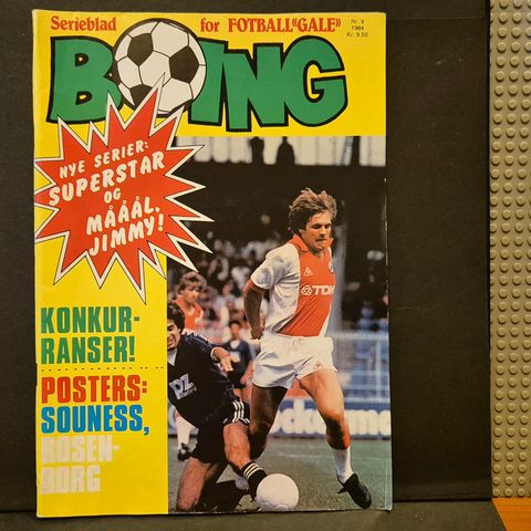 Boing nummer 9. 1984, med Poster av Rosenborg Fotball lag