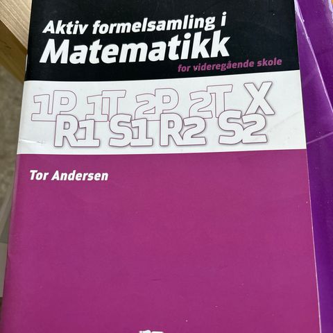 Aktiv formelsamling i matematikk