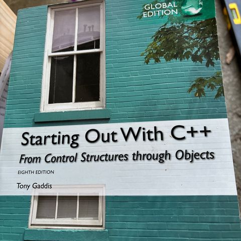 Starting out with c++