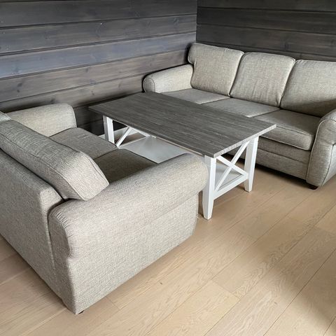 Flott sofagruppe - tre og toseter sofa - Violante