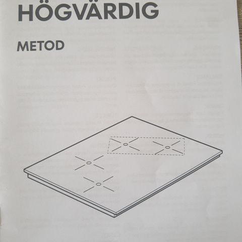 Ikea Högvärdig induksjonstopp 80cm