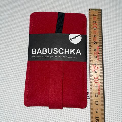 Babushka -  100% pure wool - mobillomme - til Apple iPhone mini og sånn