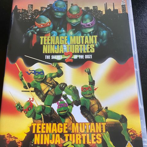 DVD - Teenage Mutant Ninja Turtles 2 og 3 - TMNT