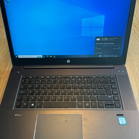 HP Zbook Studio G3 Xeon