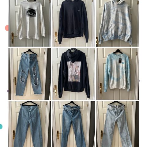 Klespakker Jeans og hoodie