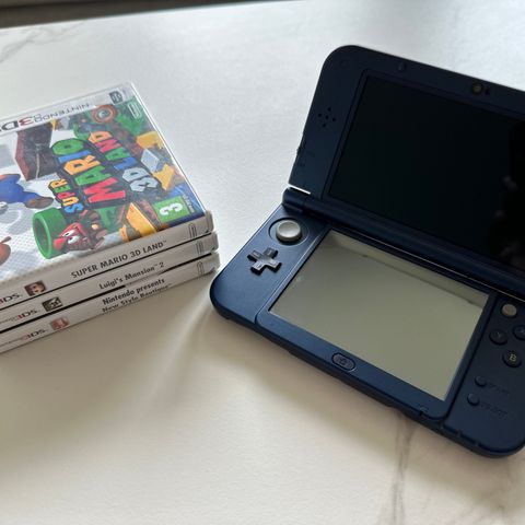 New Nintendo 3DS XL inkl 3 spill
