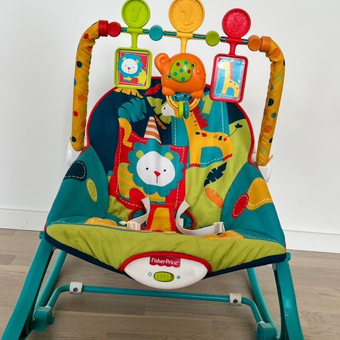 Pent brukt Fisher Price vippestol