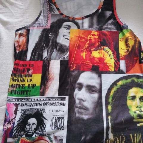 Tee -shirt singlett bob marley