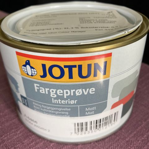 Jotun fargeprøve Friendly Pink