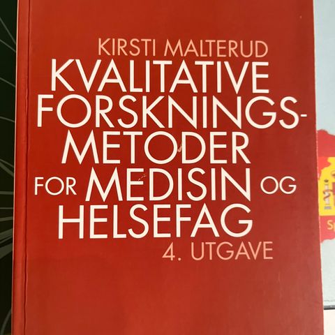 Kvalitative forskningsmetoder for medisin og helsefag