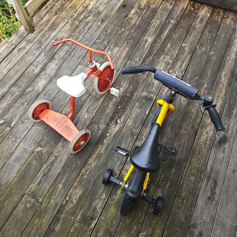 2 barne sykkeler