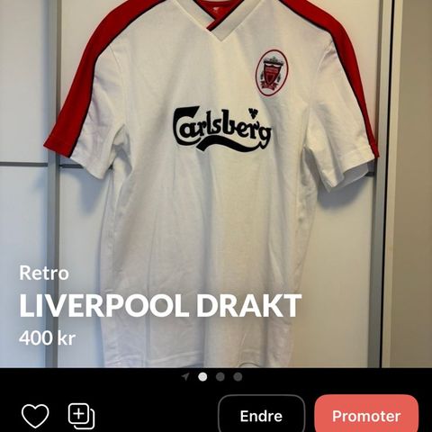 Retro Liverpool skjorte