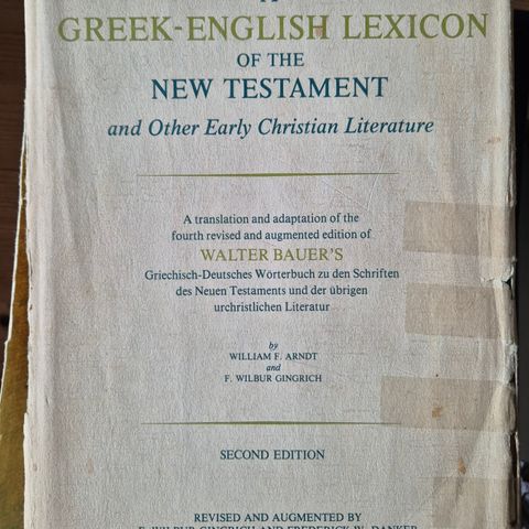 A Greek-English lexicon of the New testament