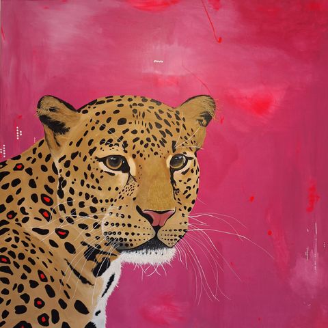 Maleri "Beauty of the wild: Leonora" 100x100