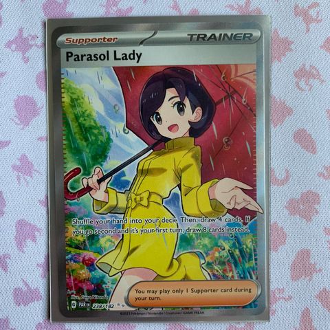 Parasol Lady Pokemon kort
